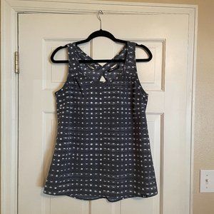 The North Face cross strap breeze back tank top M